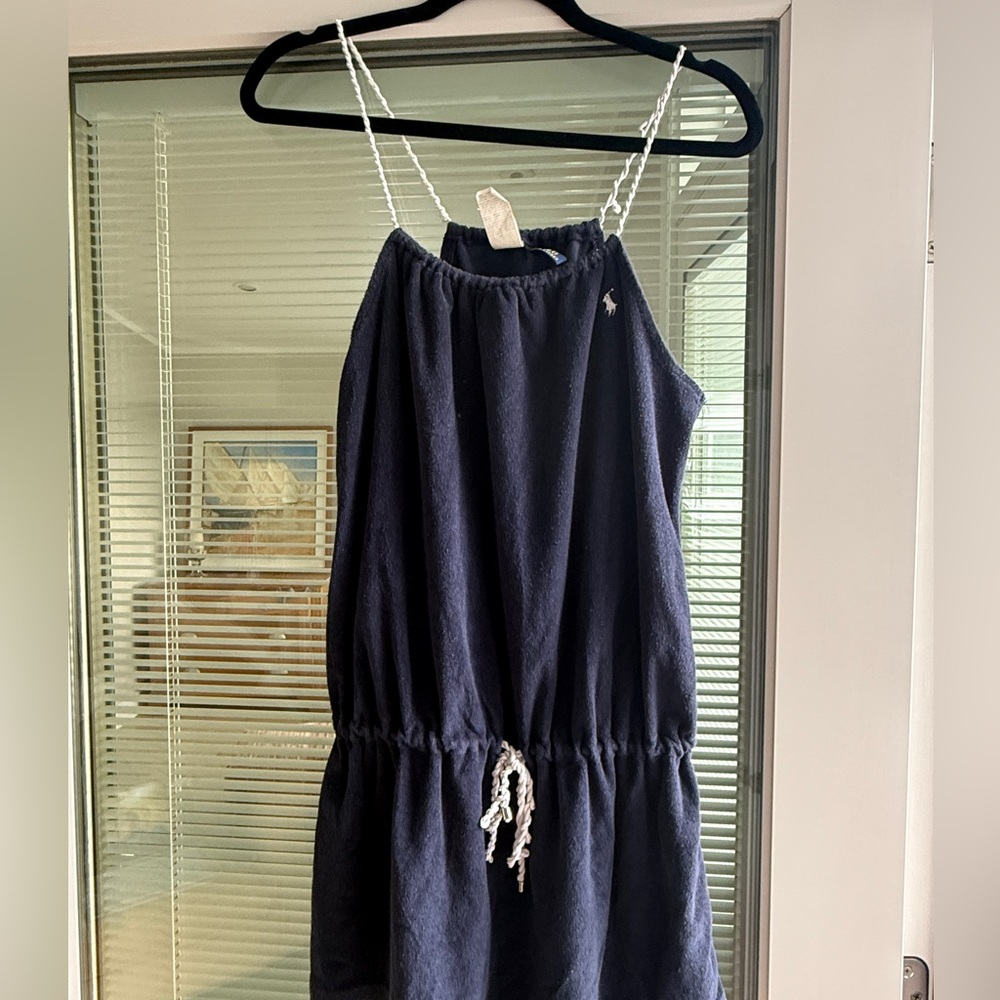 Polo by Ralph Lauren Navy Terrycloth Dress